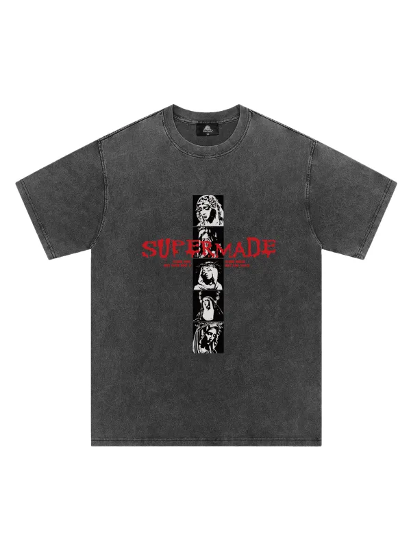 Mary Vintage-Inspired Graphic Design T-Shirt sold by Thesupermade