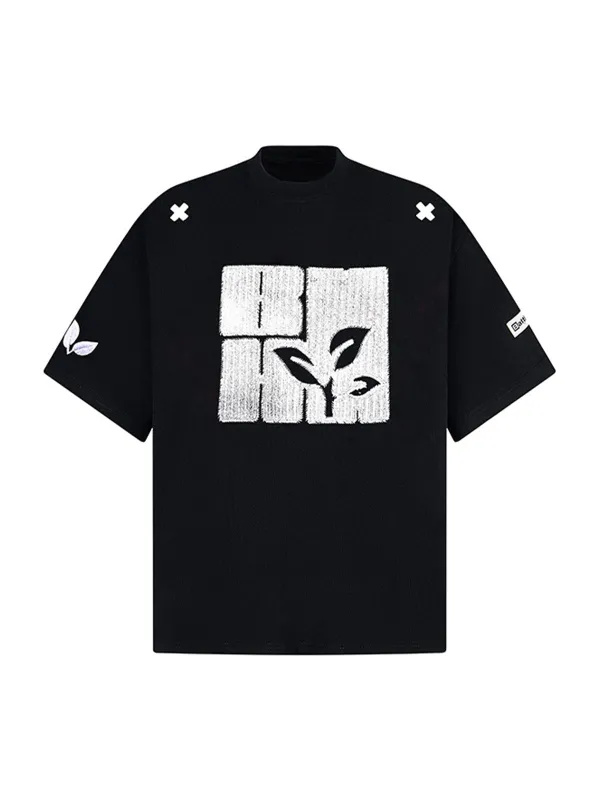 Floral Graphic Print T-Shirt - 2473 sold by Thesupermade