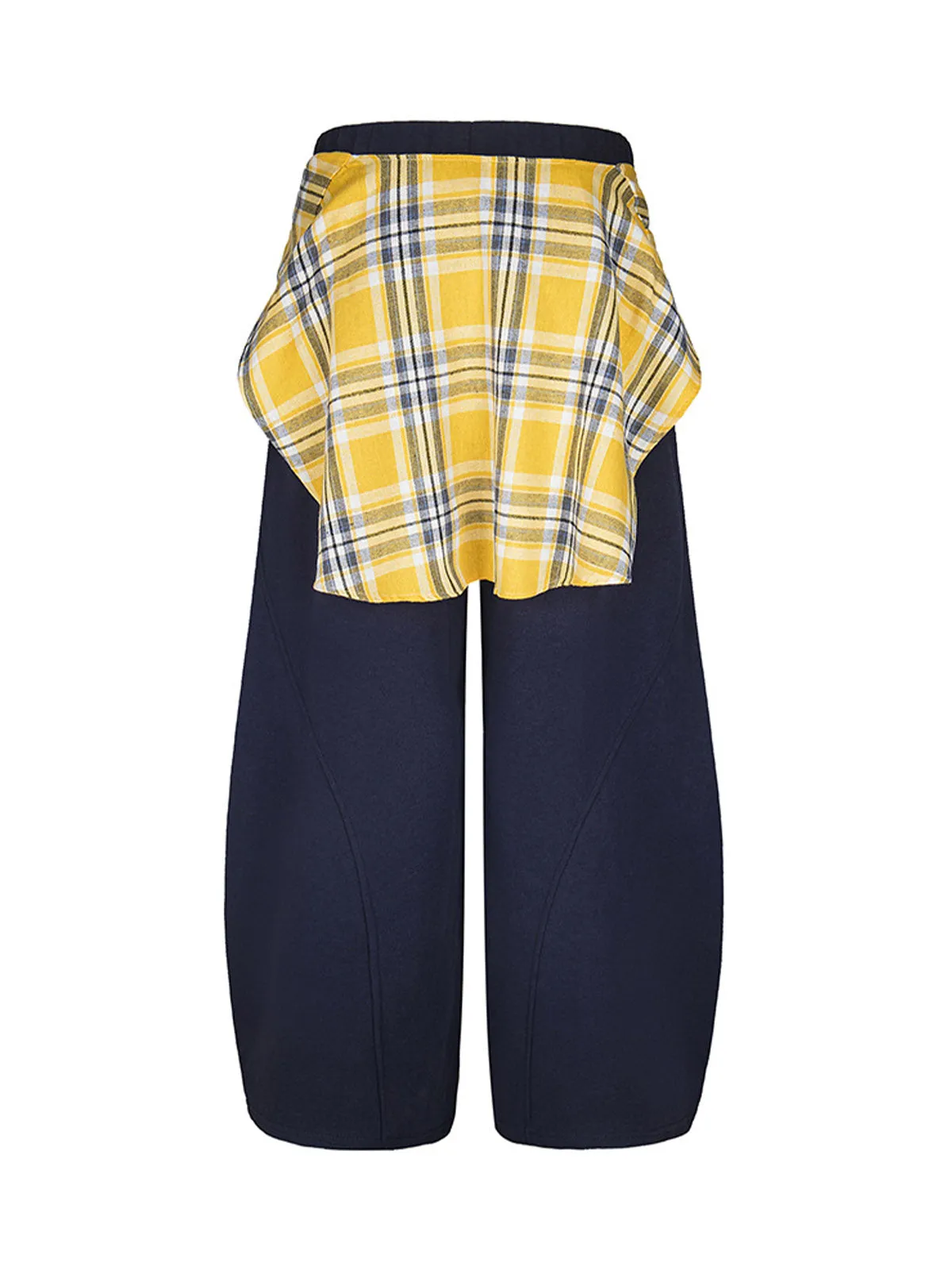 Plaid Belt Barrel Pants sold by Thesupermade product image thumbnail 4