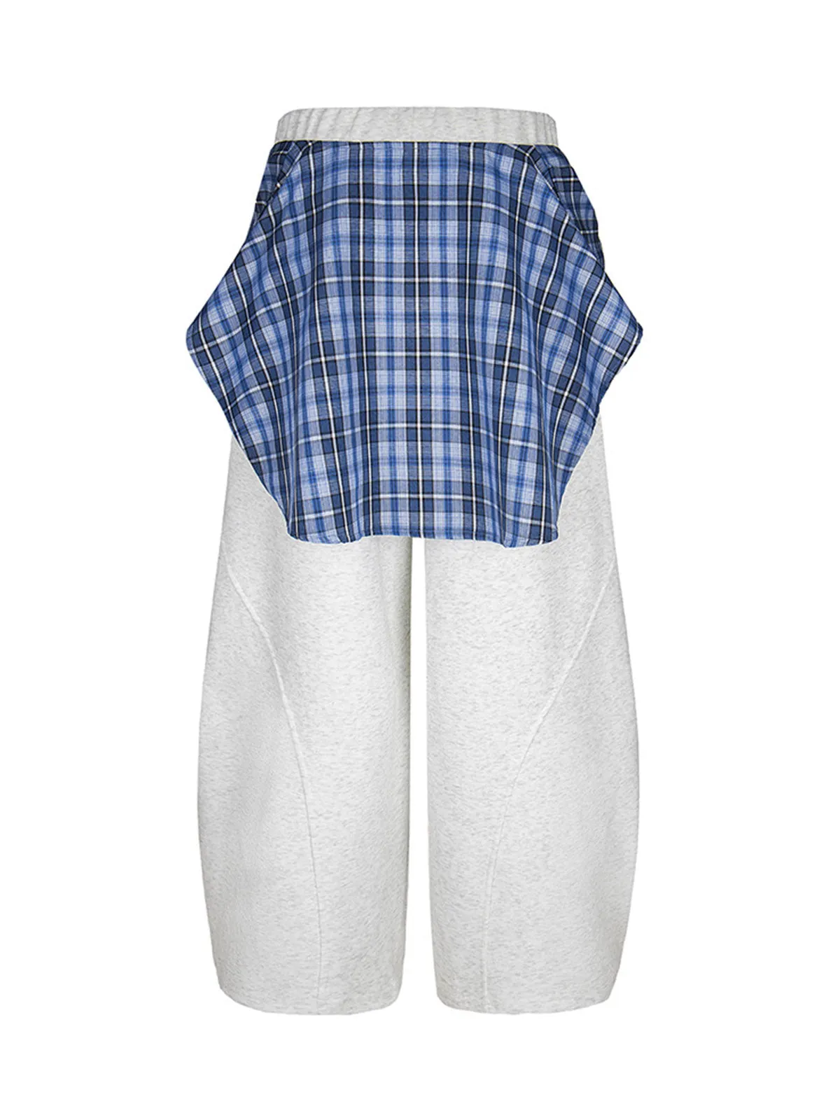 Plaid Belt Barrel Pants sold by Thesupermade product image thumbnail 3