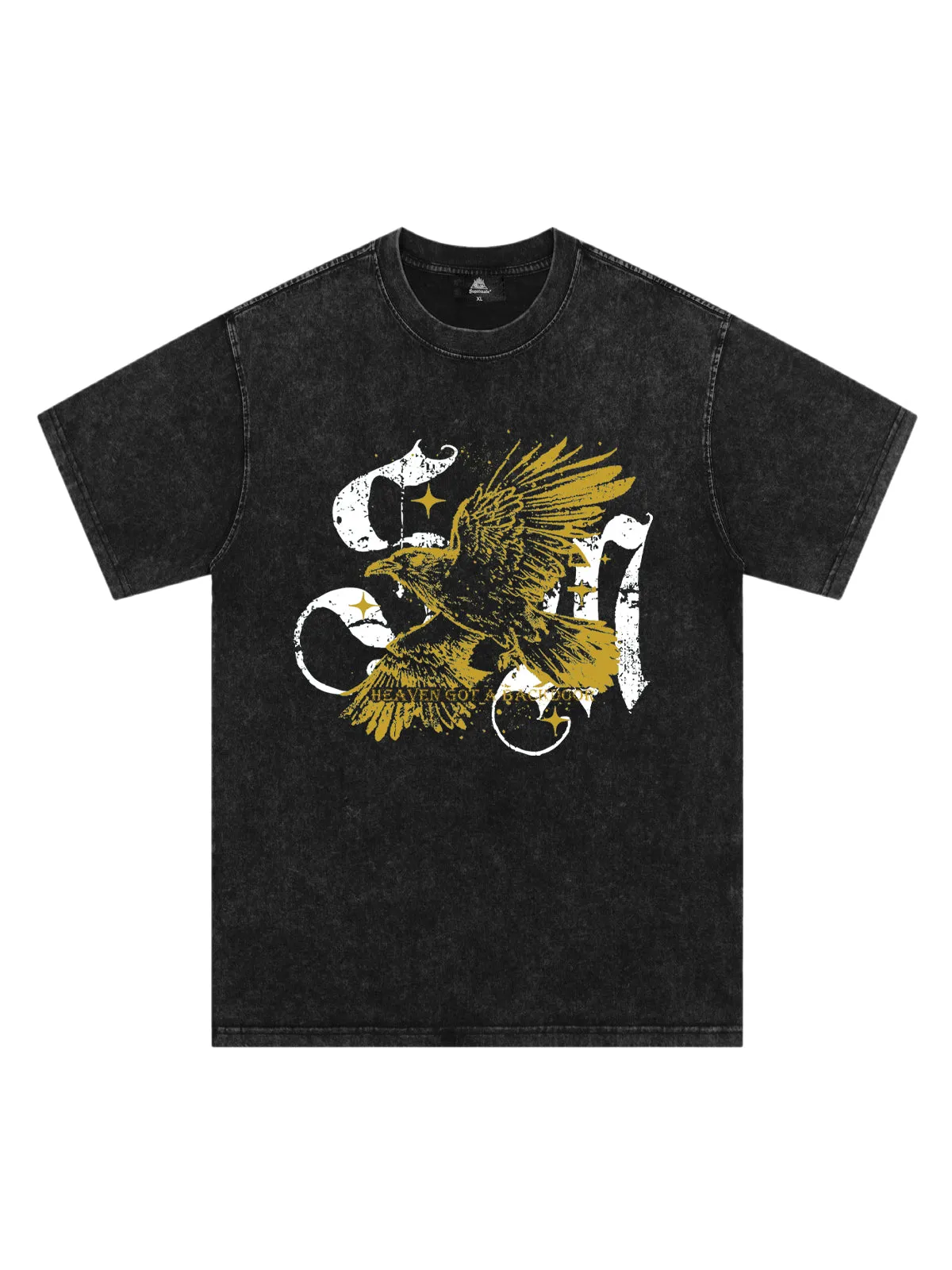 Original Distressed Eagle Graphic T-Shirt sold by Thesupermade product image thumbnail 5