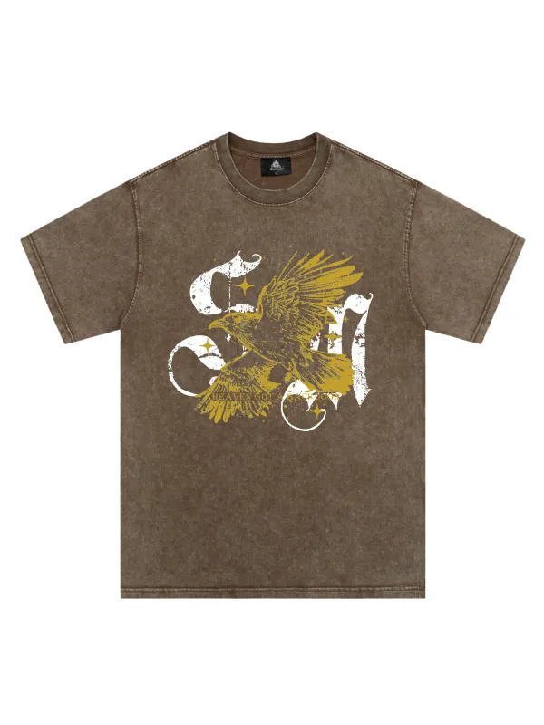 Original Distressed Eagle Graphic T-Shirt sold by Thesupermade