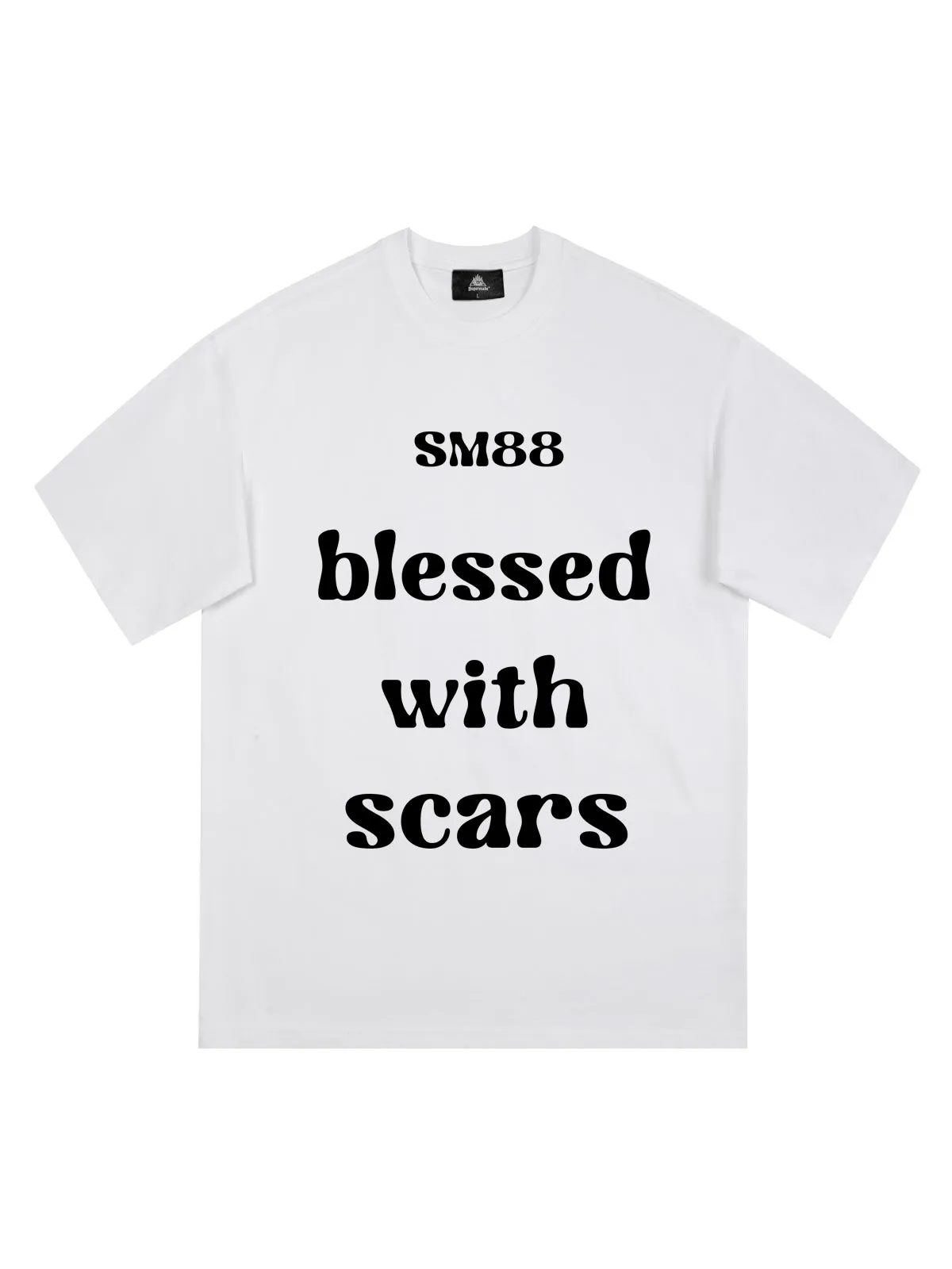 Original "Blessed With Scars" Slogan T-Shirt sold by Thesupermade product image thumbnail 2