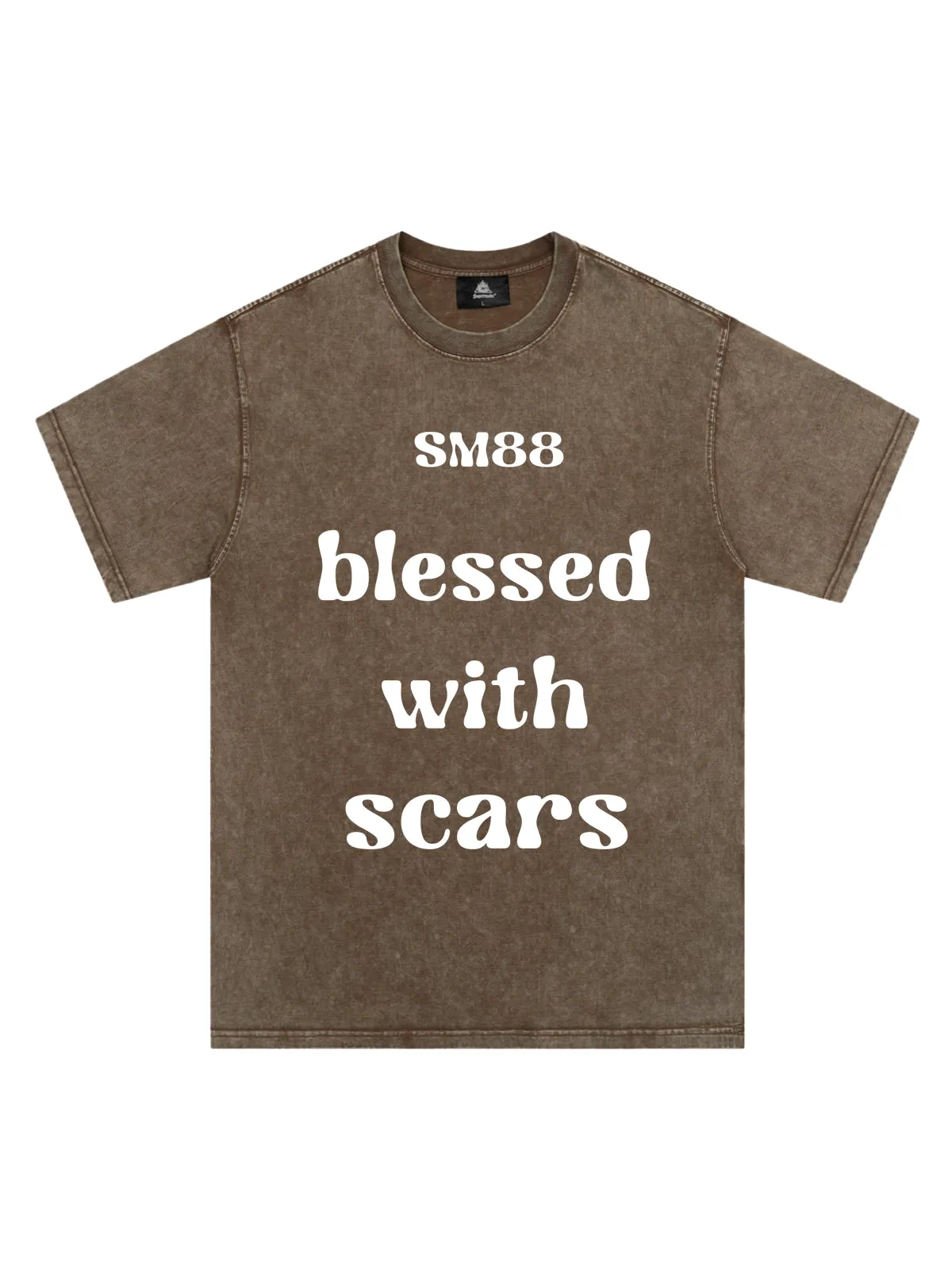 Original "Blessed With Scars" Slogan T-Shirt sold by Thesupermade