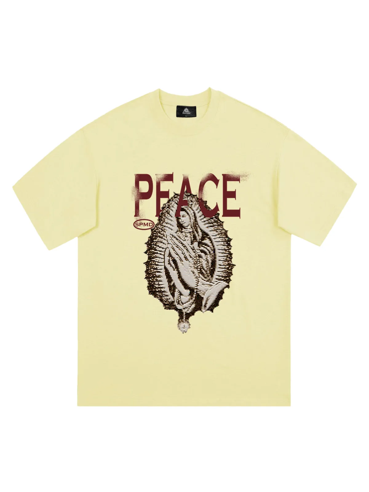 Peace Saint Graphic T-Shirt sold by Thesupermade product image thumbnail 3