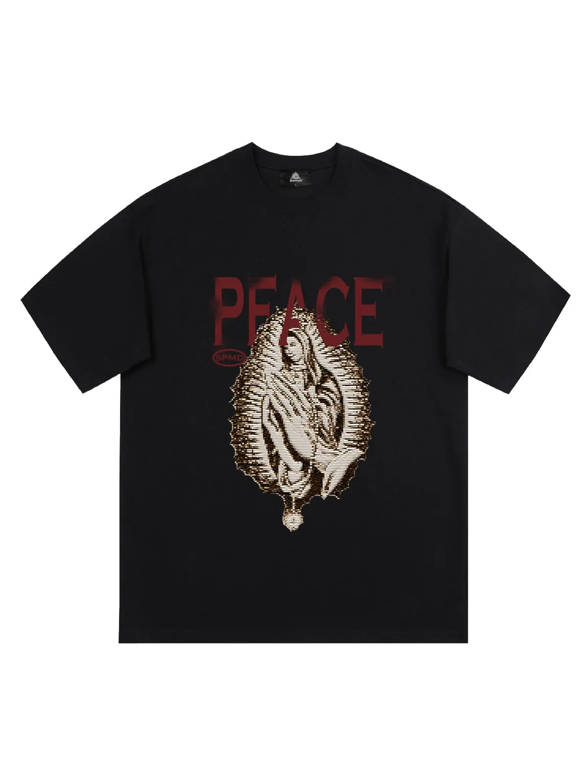 Peace Saint Graphic T-Shirt sold by Thesupermade product image thumbnail 2