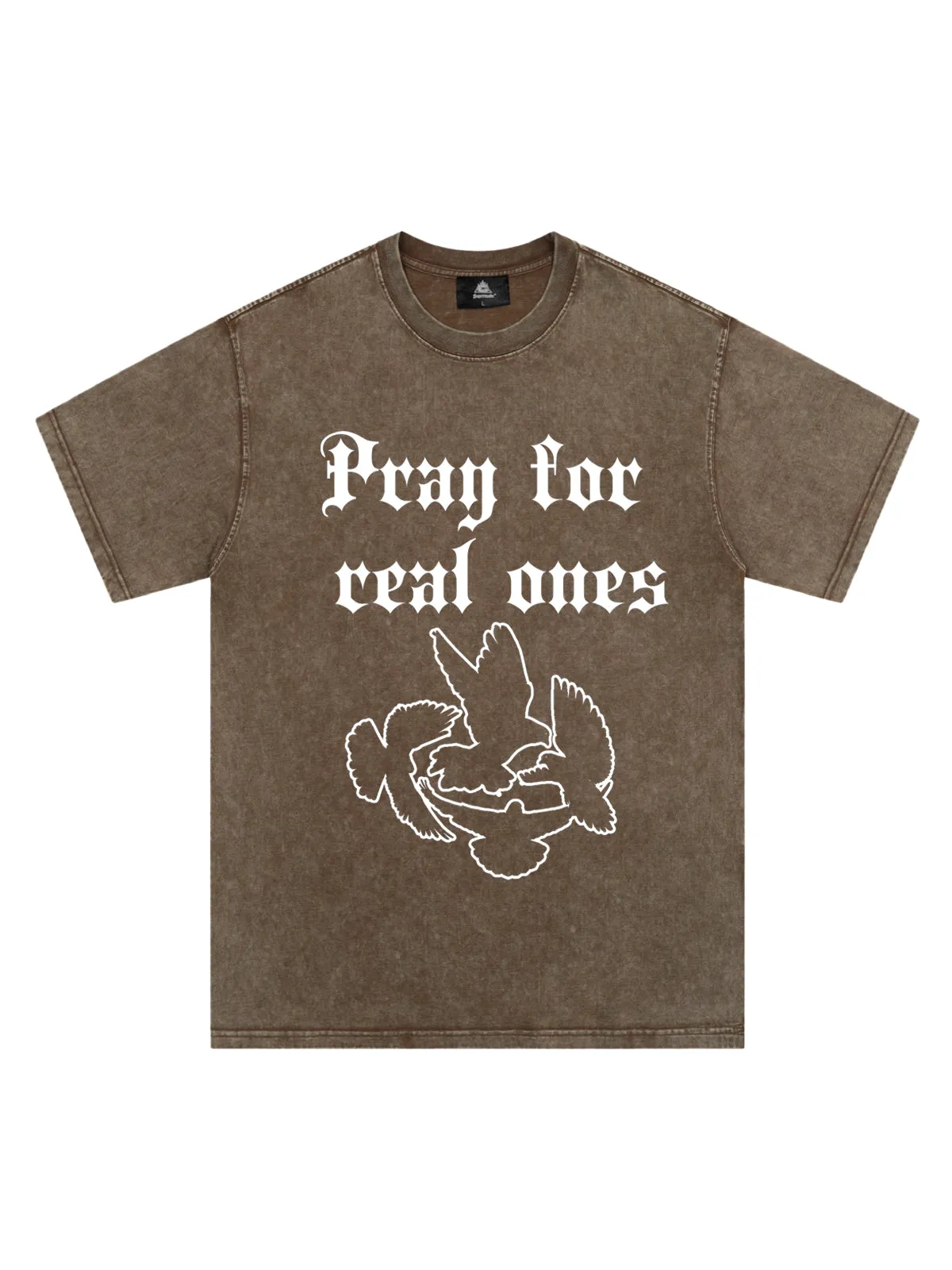 Original Pray for Real Ones Graphic T-Shirt sold by Thesupermade product image thumbnail 2