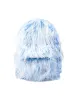 Snow Monster Contrast Ice Blue Furry Backpack sold by Thesupermade