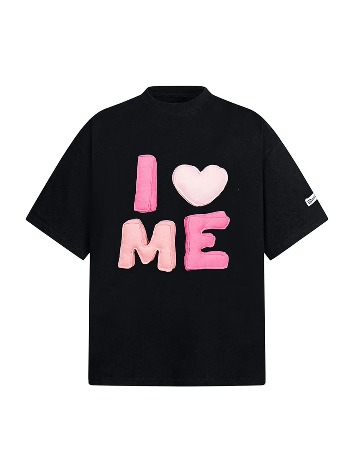 Fun "I ♥ ME" Embroidered T-Shirt sold by Thesupermade
