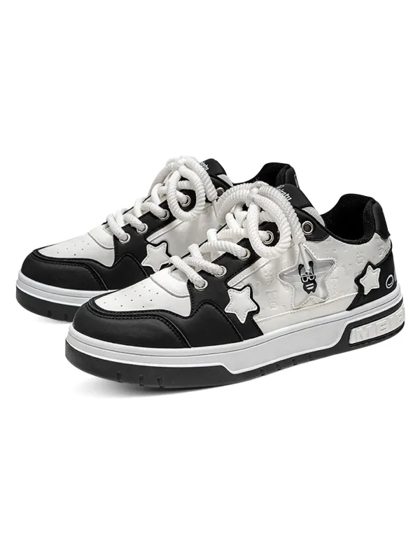 Star Chunky Retro Hip-Hop Sneakers sold by Thesupermade