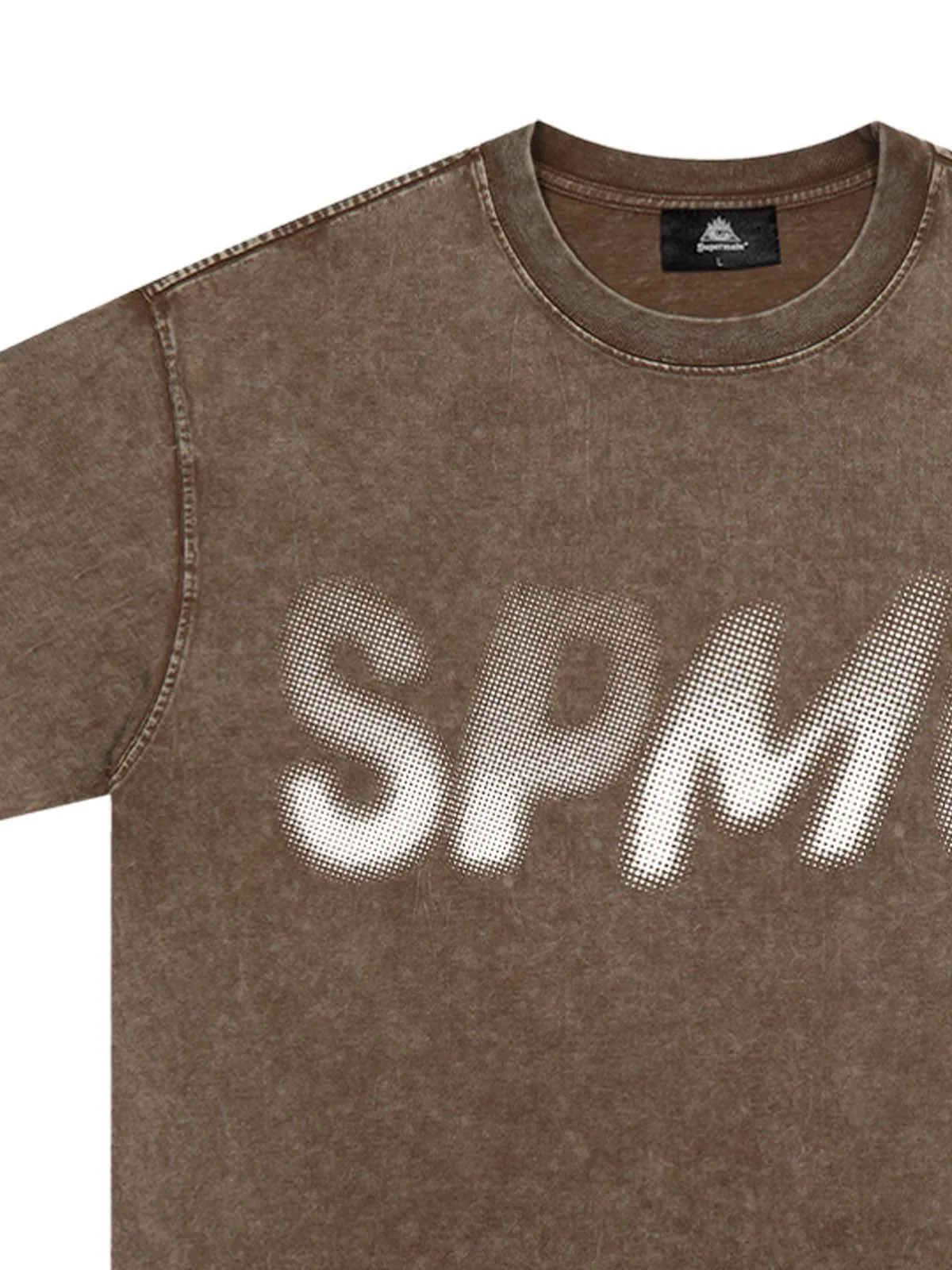 Original Washed "SPMD" Graphic T-Shirt sold by Thesupermade product image thumbnail 4
