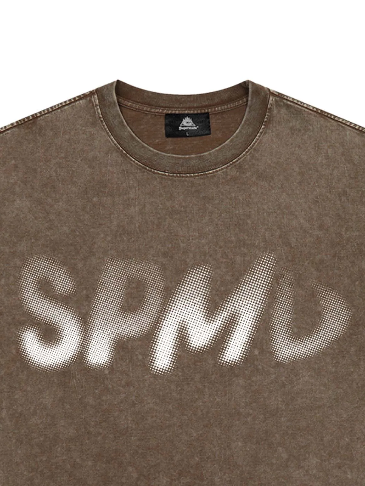 Original Washed "SPMD" Graphic T-Shirt sold by Thesupermade product image thumbnail 3