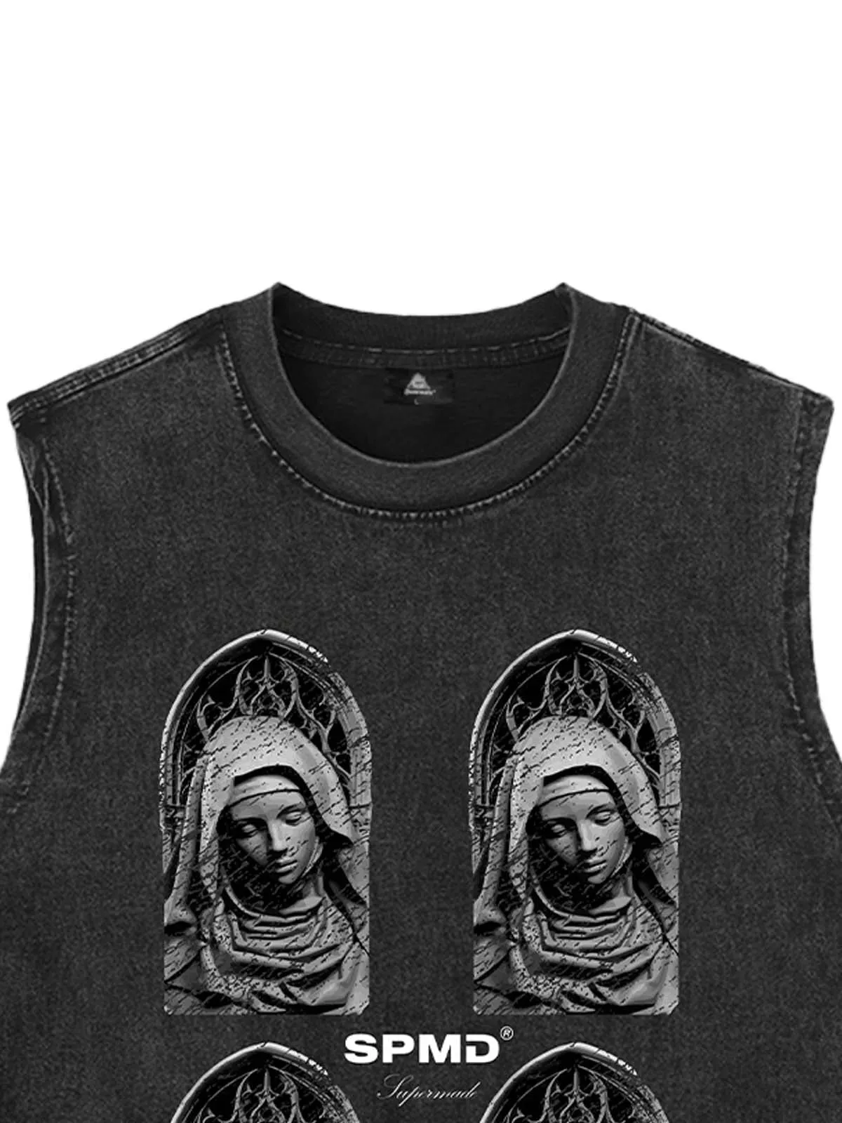 Original Virgin Mary Mottled Sculpture Vest sold by Thesupermade product image thumbnail 4