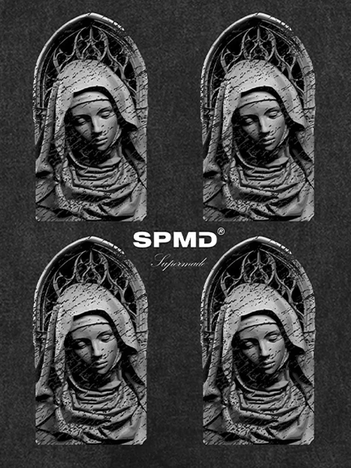 Original Virgin Mary Mottled Sculpture Vest sold by Thesupermade product image thumbnail 5