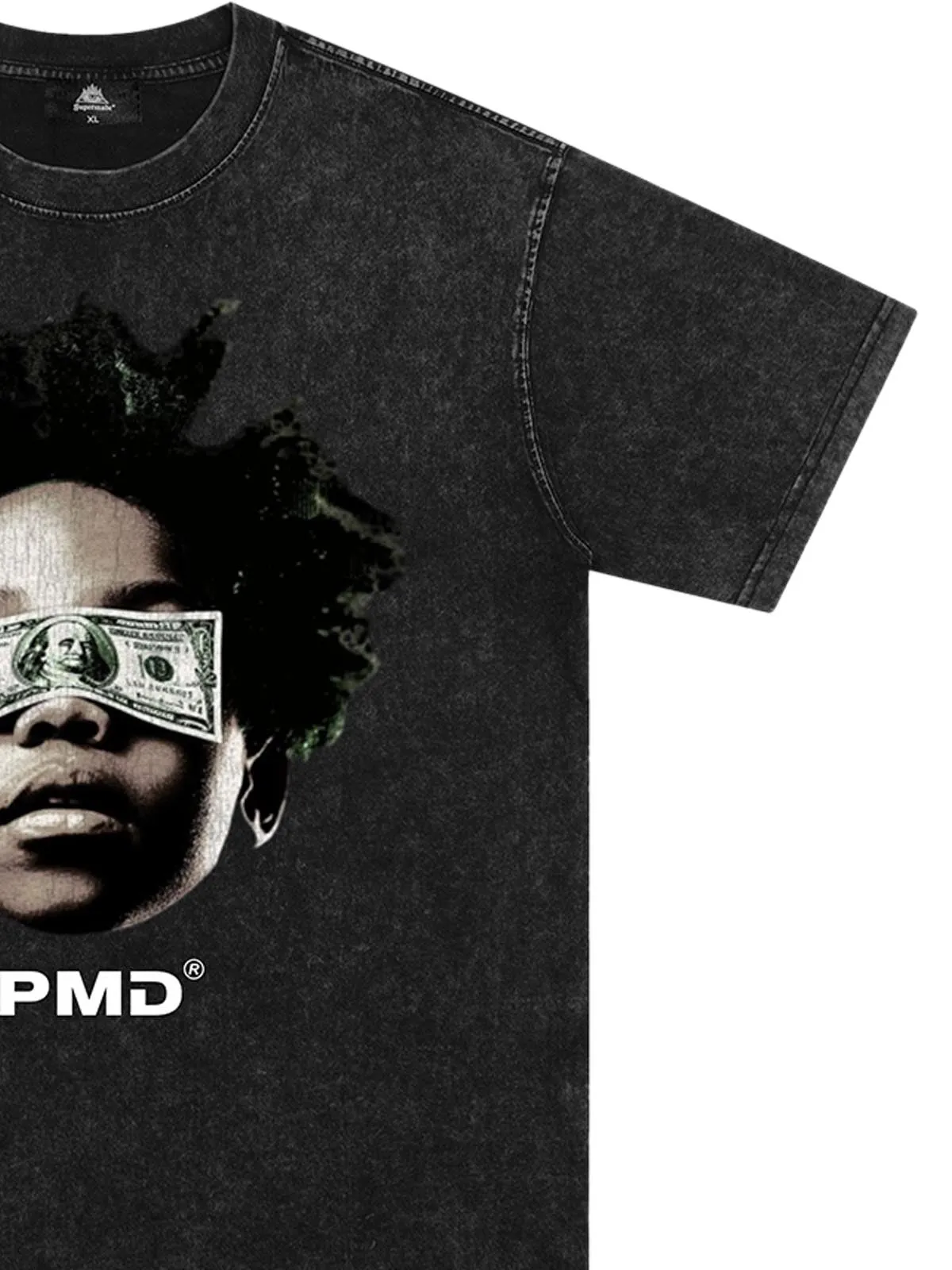 Original Distressed Washed Dollar Boy Print T-Shirt sold by Thesupermade product image thumbnail 5