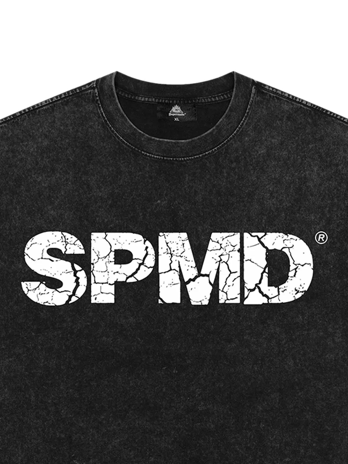 Original Vintage Cracked Letter Graphic T-Shirt sold by Thesupermade product image thumbnail 4