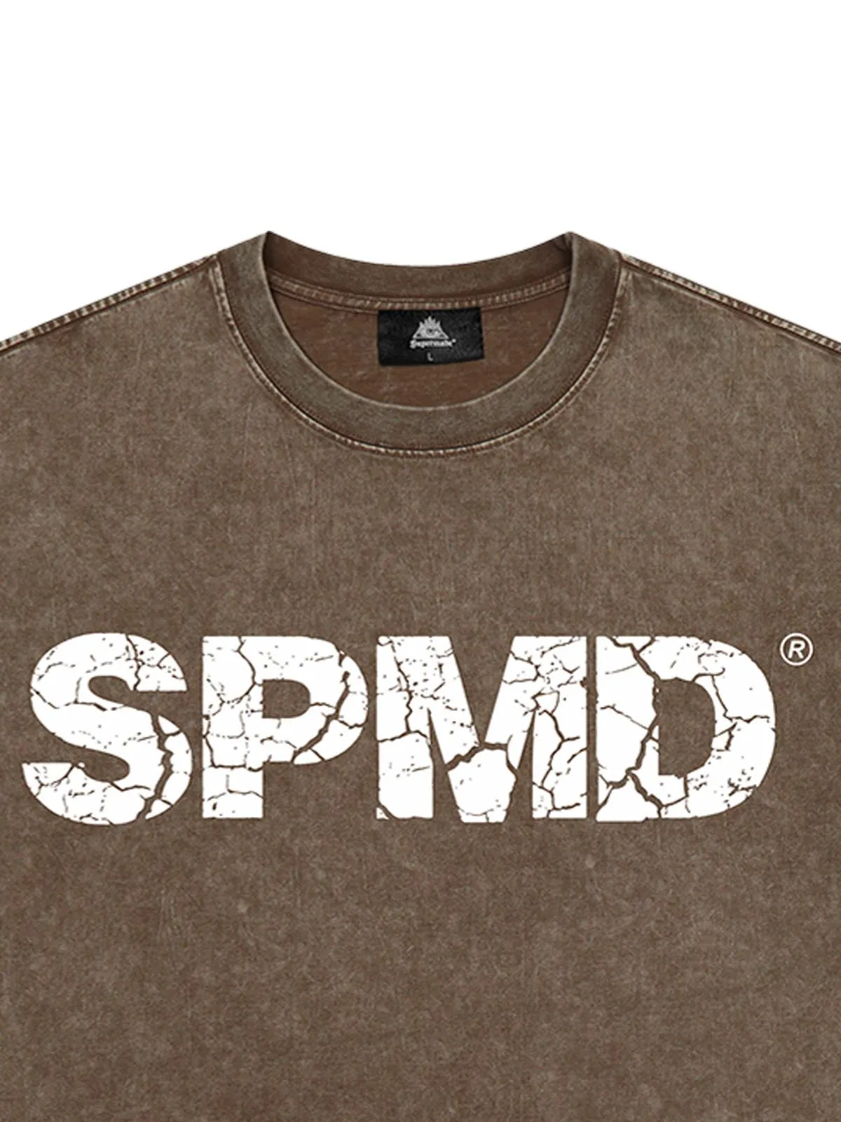 Original Vintage Cracked Letter Graphic T-Shirt sold by Thesupermade product image thumbnail 3