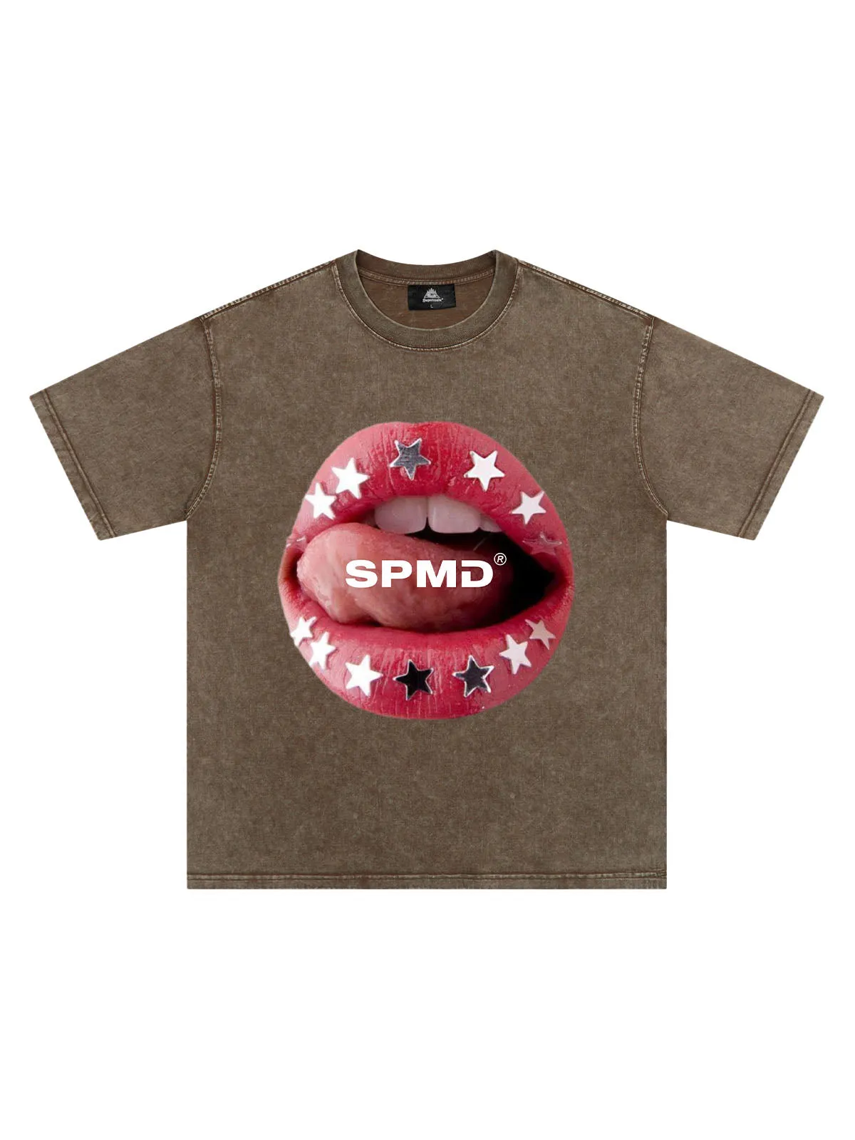 Original Hot Lips Graphic T-Shirt sold by Thesupermade product image thumbnail 2