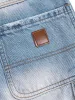 Ripped Washed Tassel Cargo Denim Shorts sold by Thesupermade