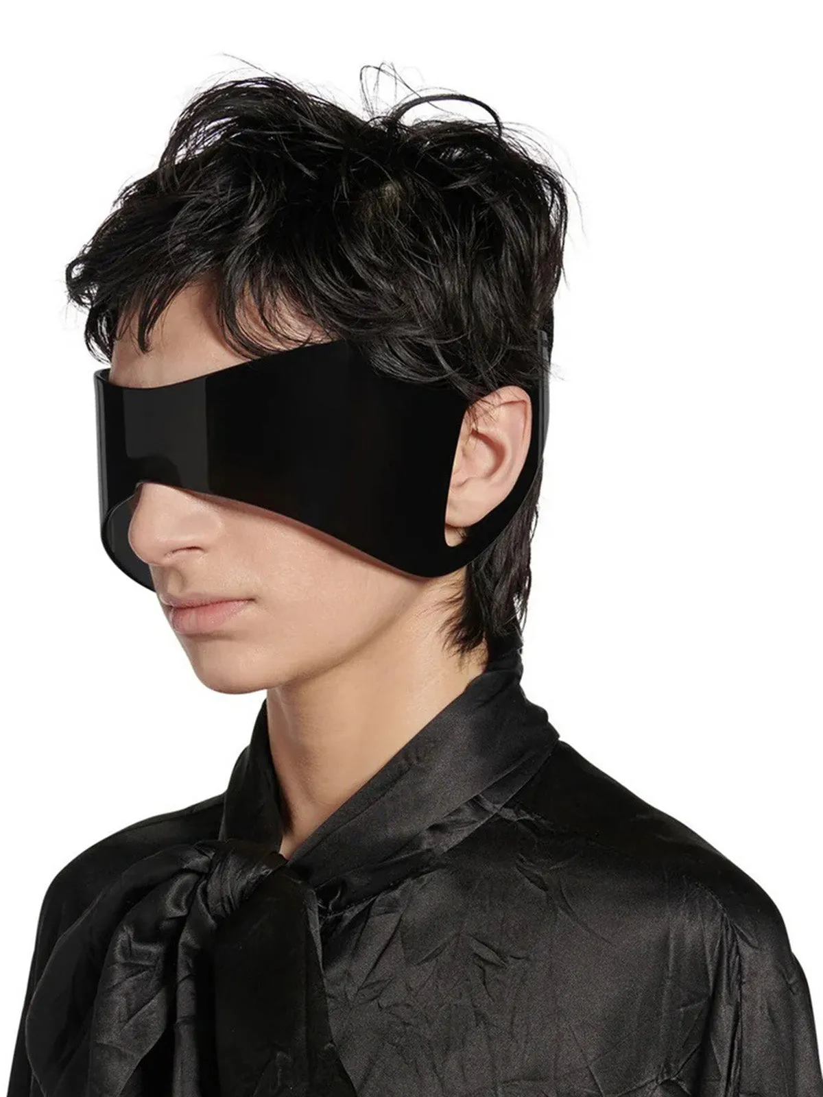 Punk Ear-Hook Integrated Sunglasses sold by Thesupermade product image thumbnail 2