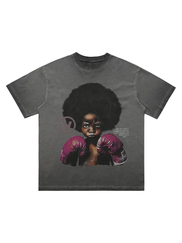 Boxing Boy Graphic T-Shirt sold by Thesupermade