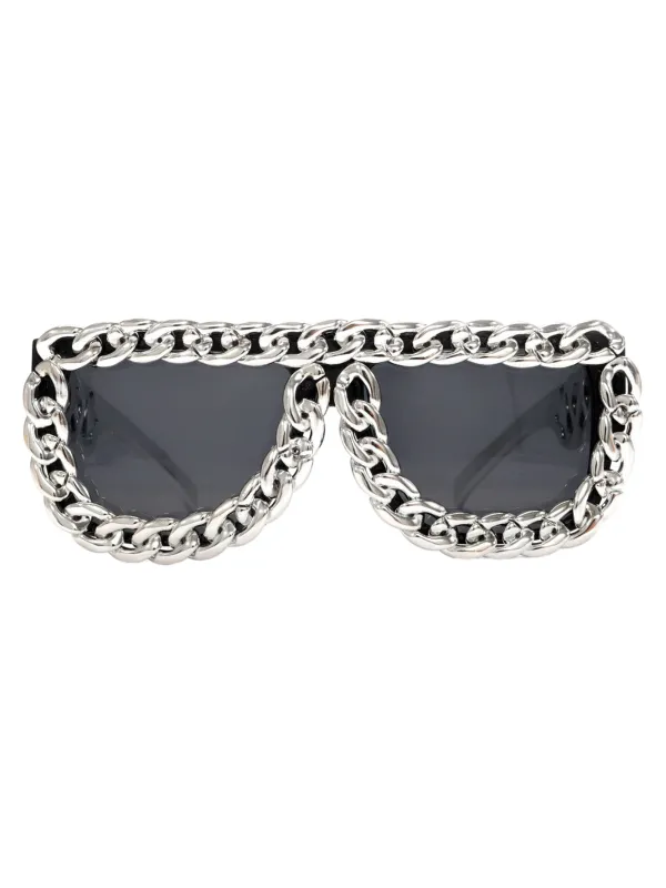 Street Square Frame Chain Sunglasses sold by Thesupermade