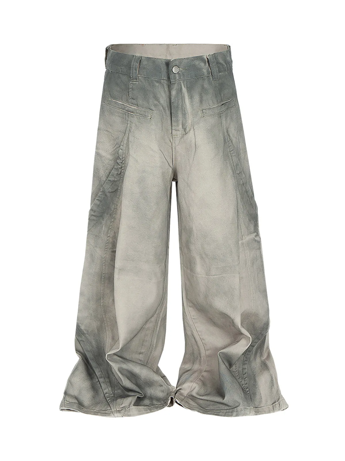 Retro Dirty Dye Baggy Pants - 2468 sold by Thesupermade