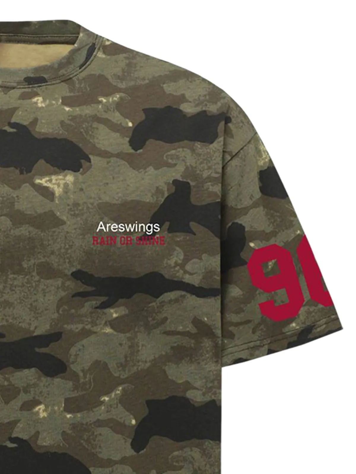 Camouflage NO.96 Print T-Shirt sold by Thesupermade product image thumbnail 3