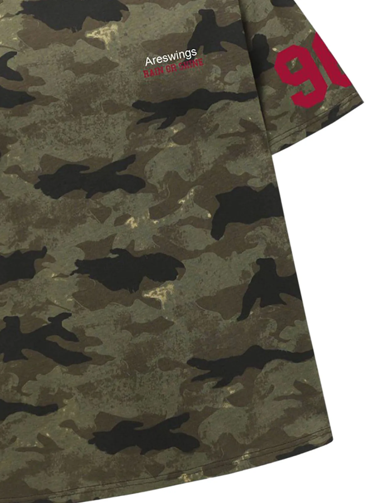 Camouflage NO.96 Print T-Shirt sold by Thesupermade product image thumbnail 5