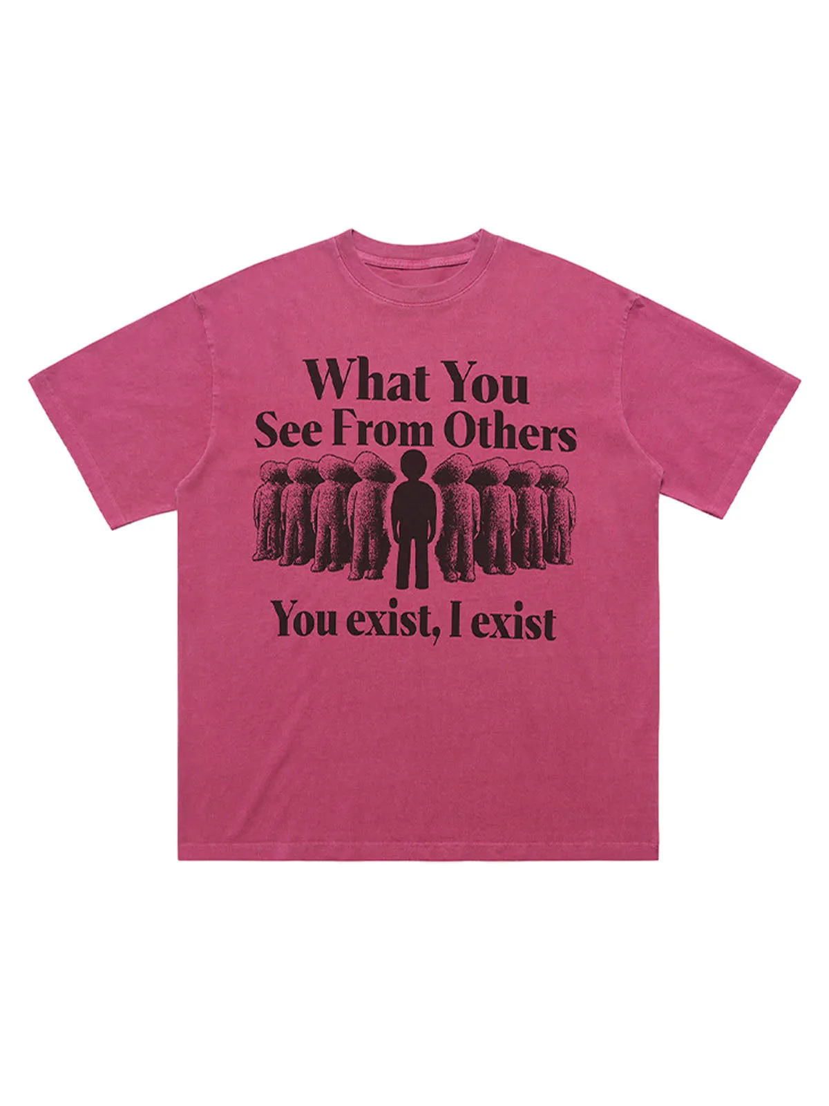 Street Retro Portrait Letter Print T-Shirt sold by Thesupermade