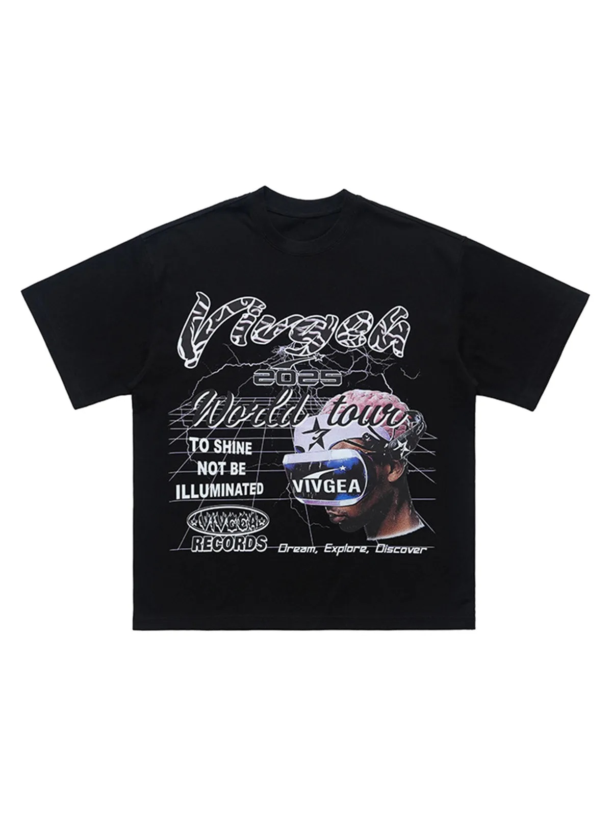 Retro Sci-Fi Graphic T-Shirt sold by Thesupermade product image thumbnail 3