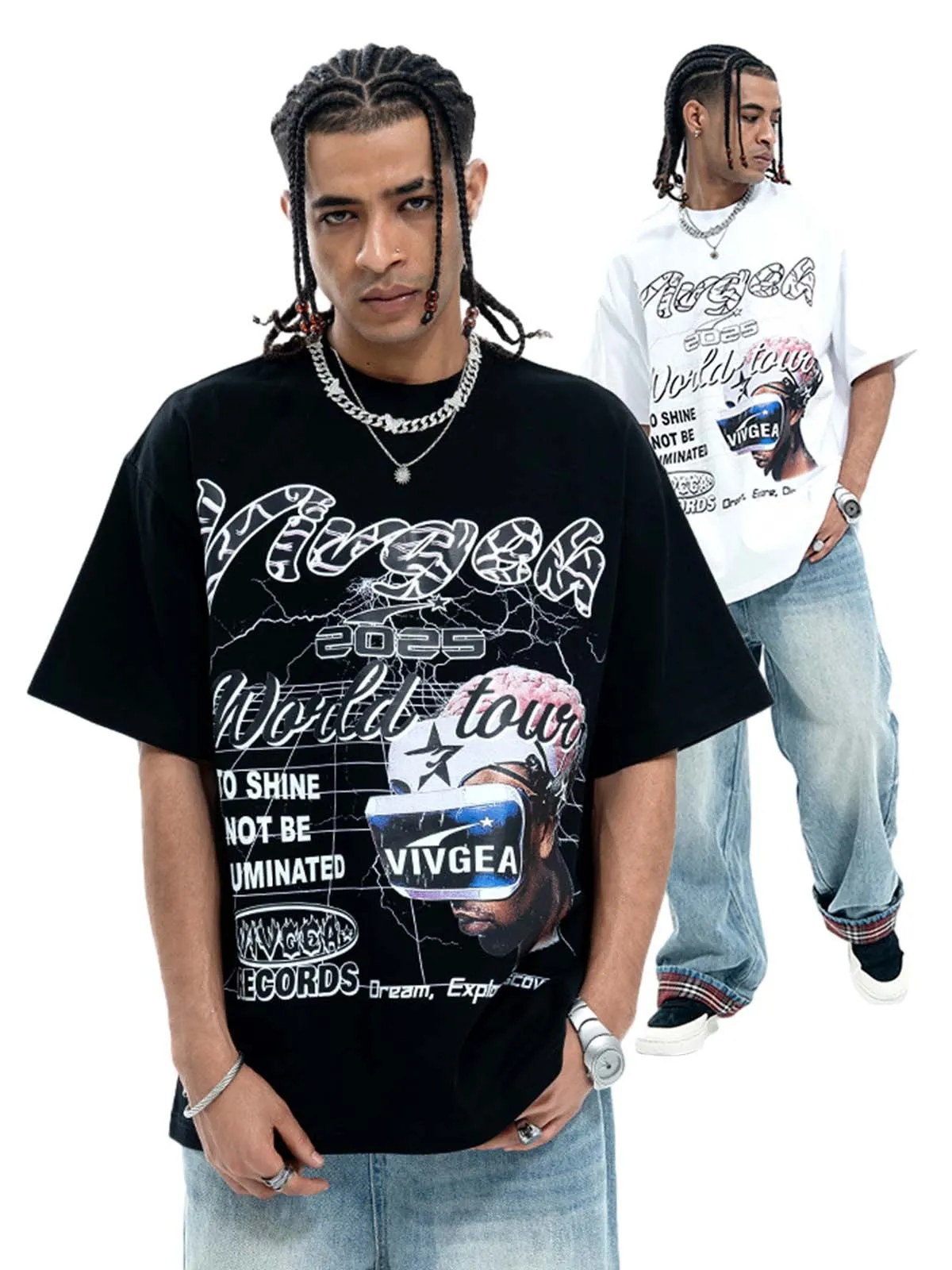 Retro Sci-Fi Graphic T-Shirt sold by Thesupermade product image thumbnail 2