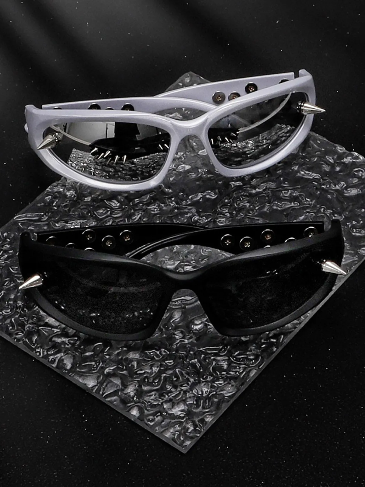 Edgy Punk Spike Sunglasses sold by Thesupermade product image thumbnail 3