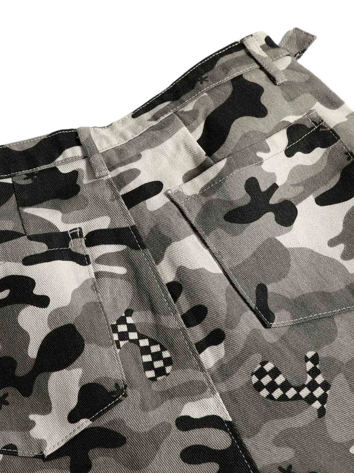 Camouflage Multi-pocket Cargo Jorts - 2429 sold by Thesupermade product image thumbnail 5