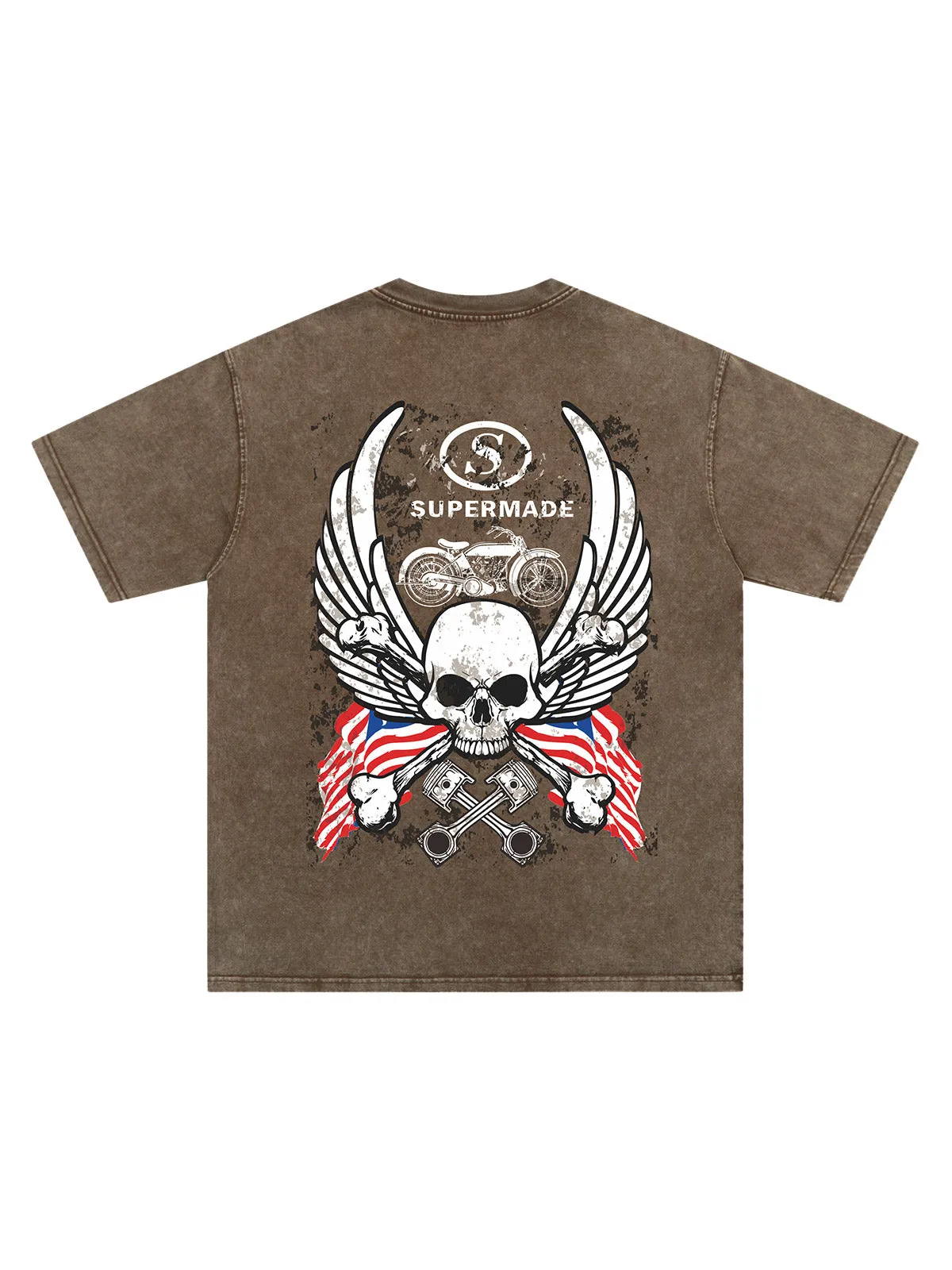 Orginal Skull Flag Independence Day T-shirt sold by Thesupermade