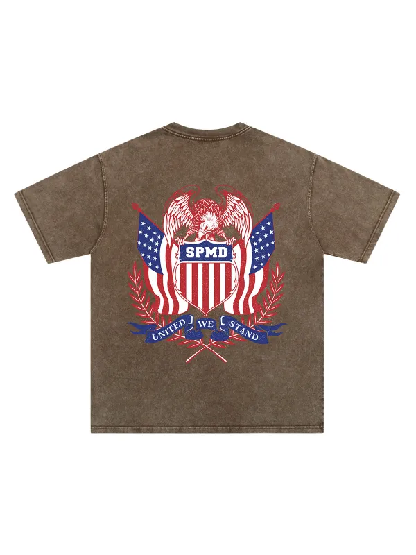 Original Street Eagle Flag Badge Independence Day T-shirt sold by Thesupermade