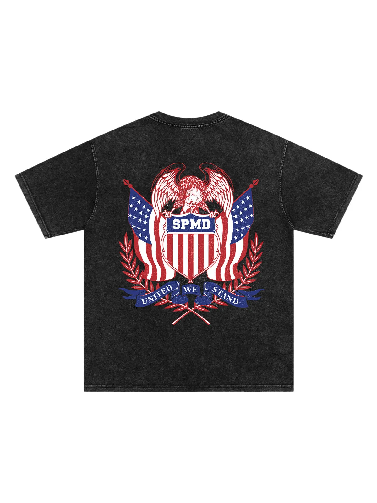 Original Street Eagle Flag Badge Independence Day T-shirt sold by Thesupermade product image thumbnail 2