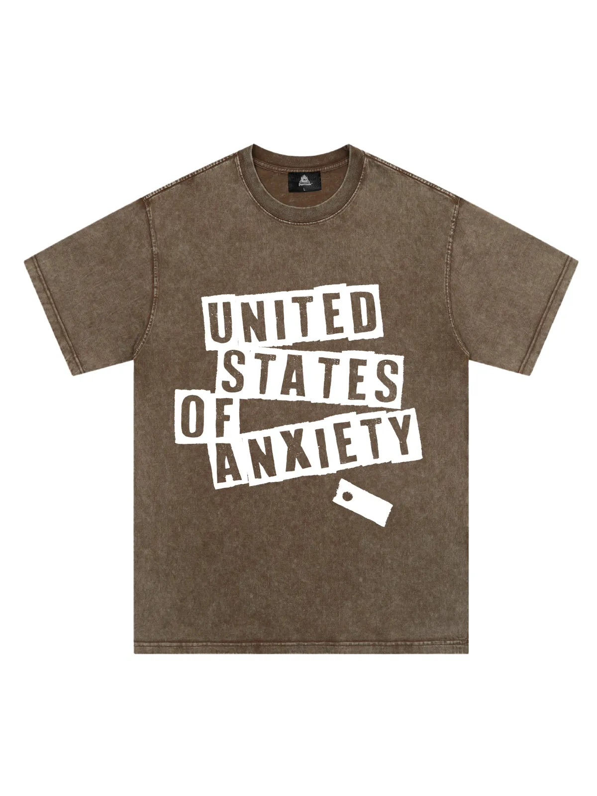Original United States Of Anxiety Graphic T-Shirt sold by Thesupermade