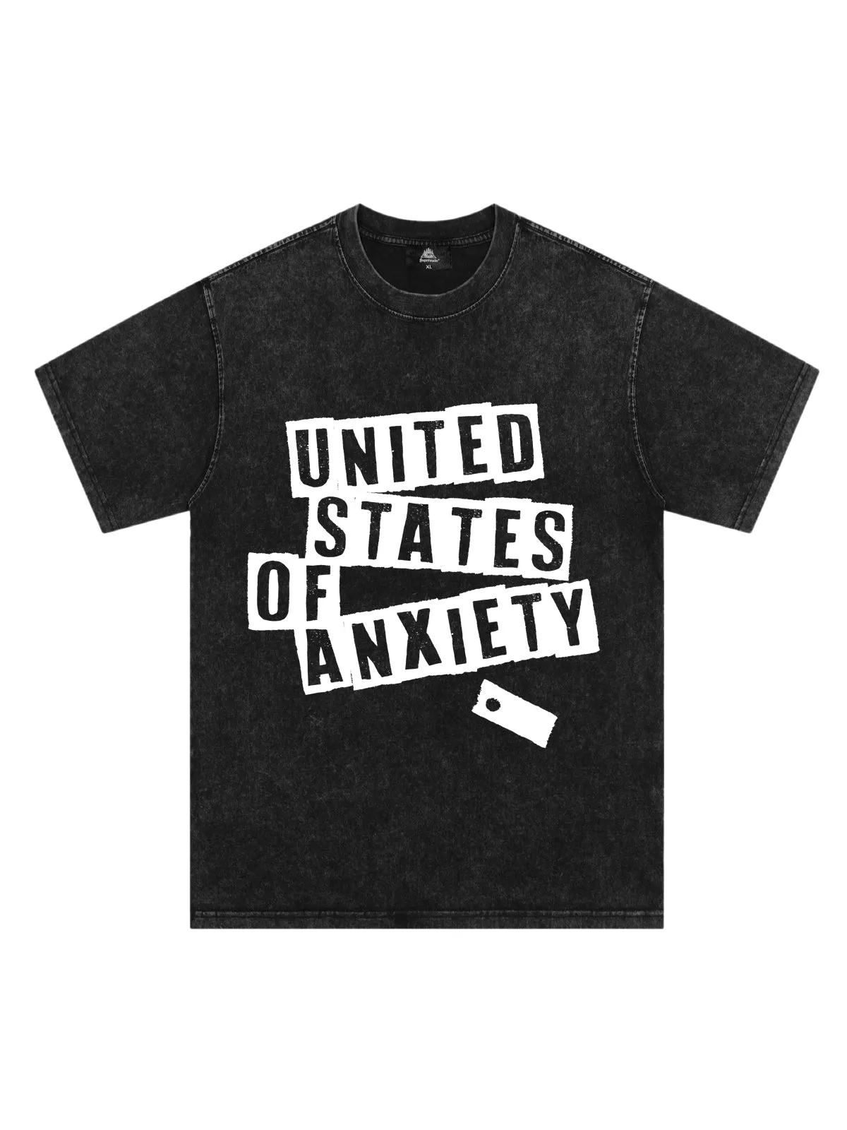 Original United States Of Anxiety Graphic T-Shirt sold by Thesupermade product image thumbnail 3