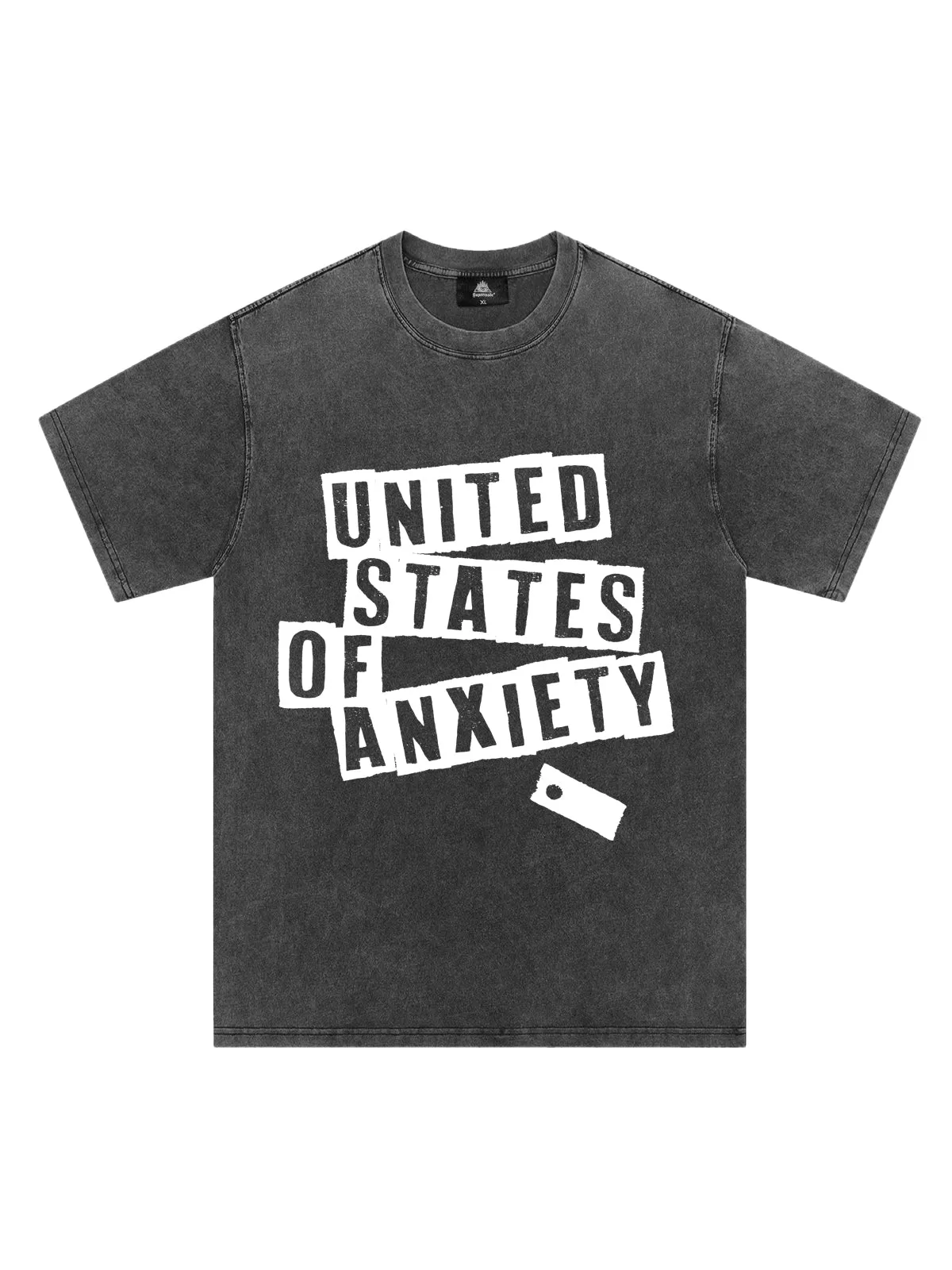 Original United States Of Anxiety Graphic T-Shirt sold by Thesupermade product image thumbnail 4