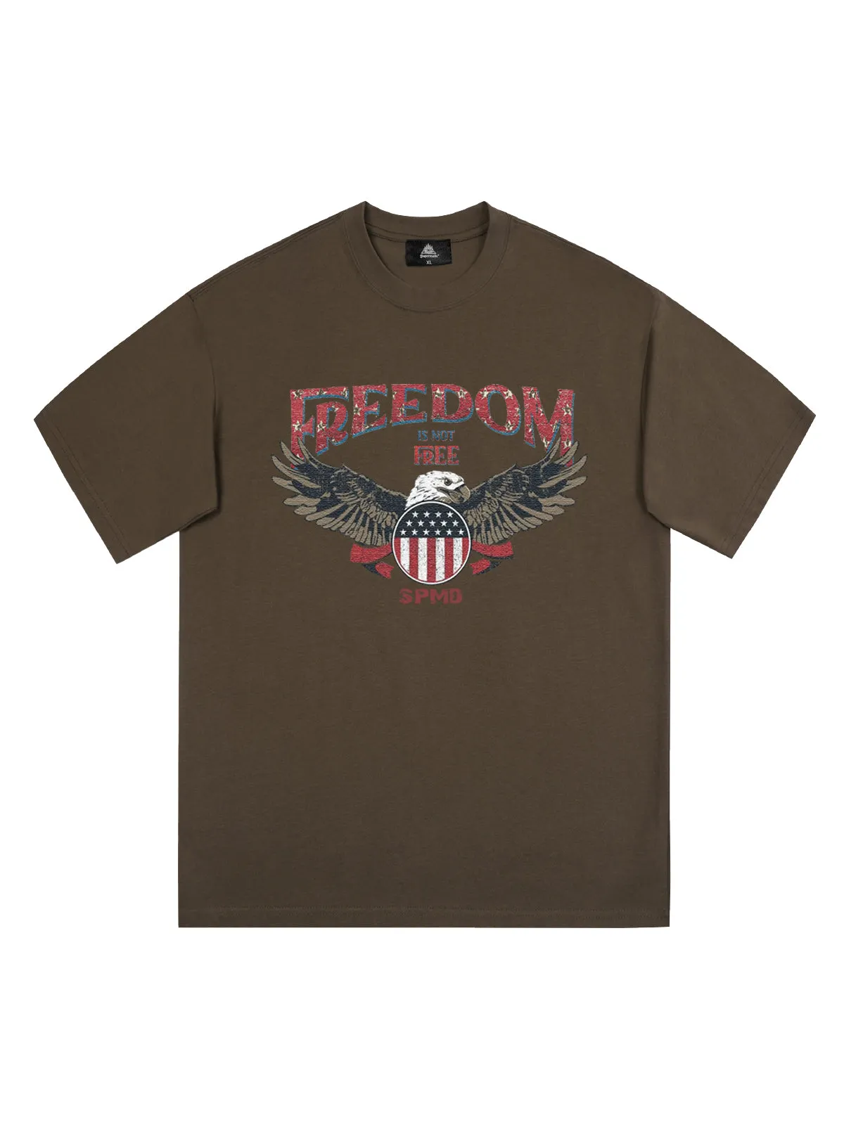 Original Freedom Eagle Print T-shirt sold by Thesupermade product image thumbnail 4