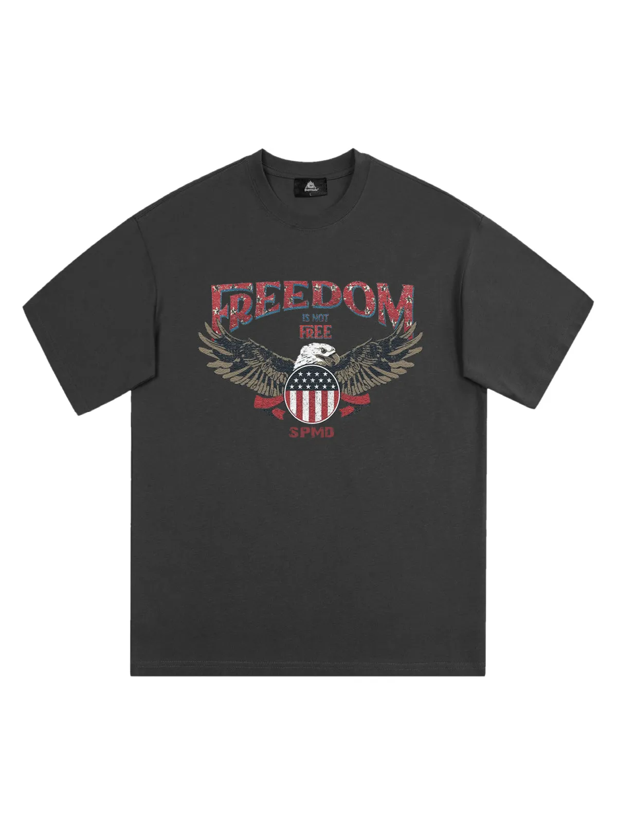Original Freedom Eagle Print T-shirt sold by Thesupermade product image thumbnail 5