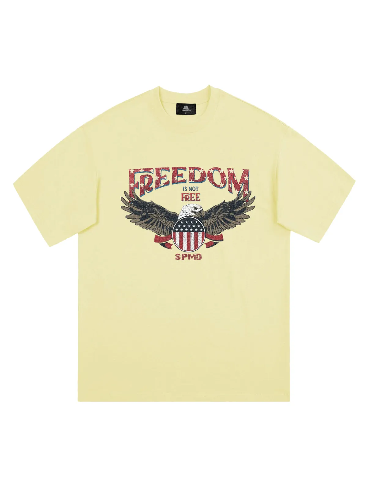 Original Freedom Eagle Print T-shirt sold by Thesupermade product image thumbnail 3