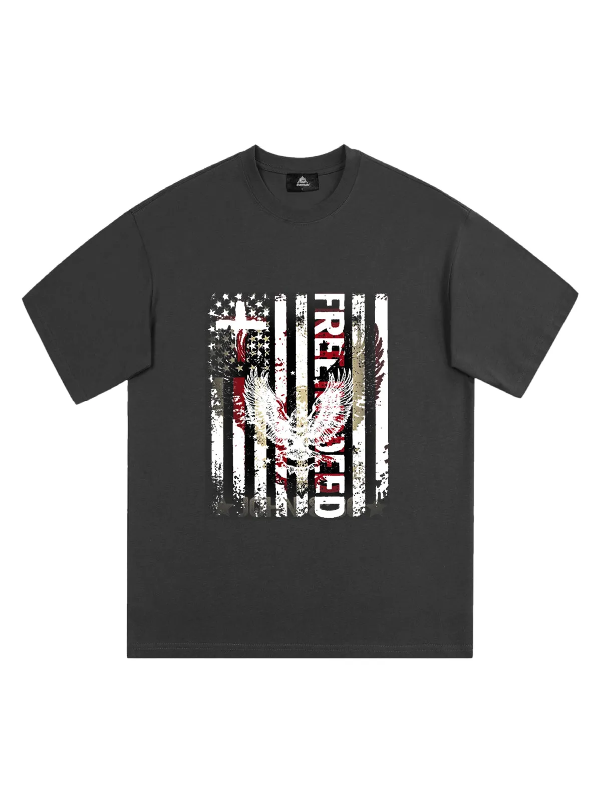 Original Eagle Letters Print T-shirt sold by Thesupermade product image thumbnail 3