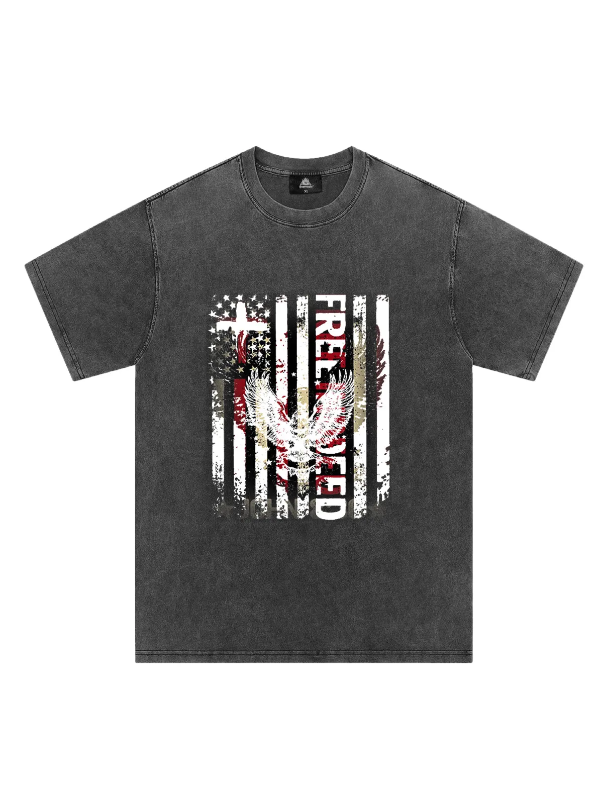 Original Eagle Letters Print T-shirt sold by Thesupermade product image thumbnail 4