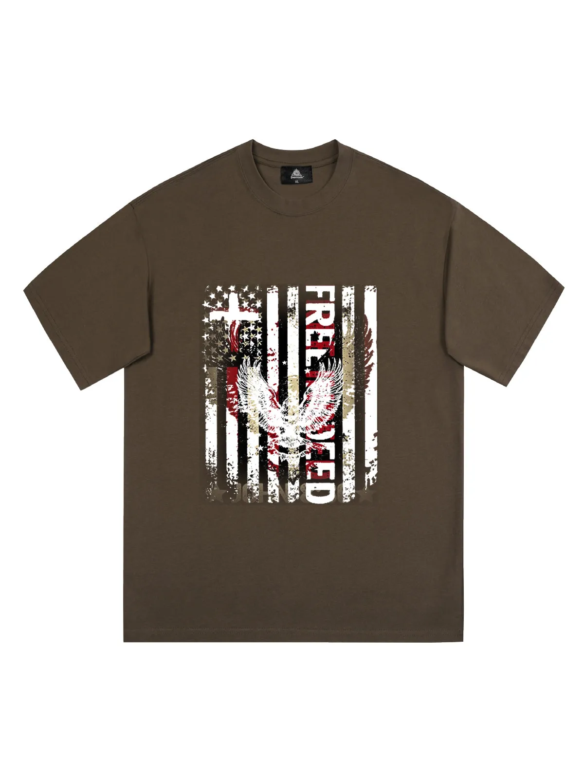 Original Eagle Letters Print T-shirt sold by Thesupermade product image thumbnail 5