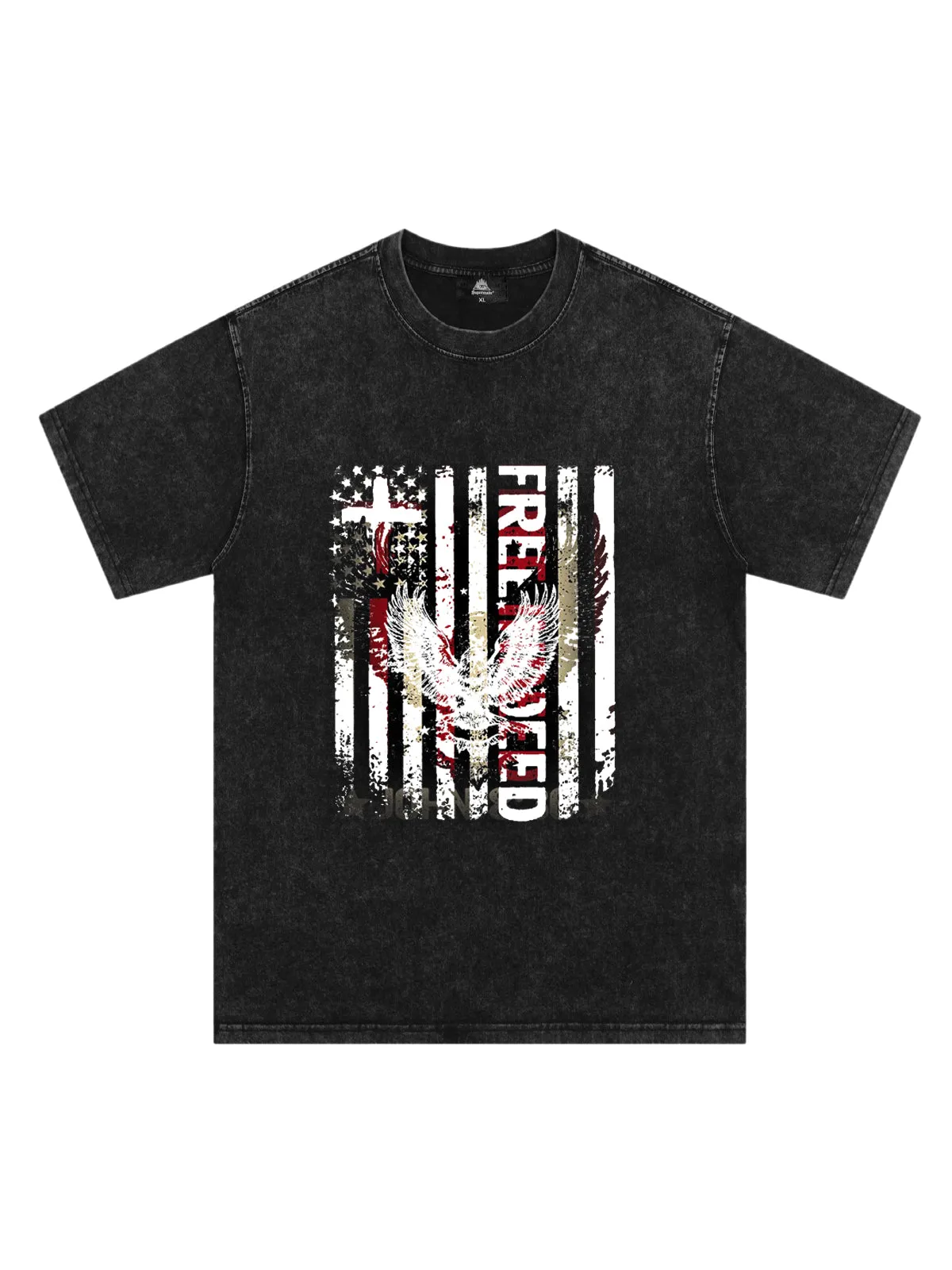 Original Eagle Letters Print T-shirt sold by Thesupermade product image thumbnail 2