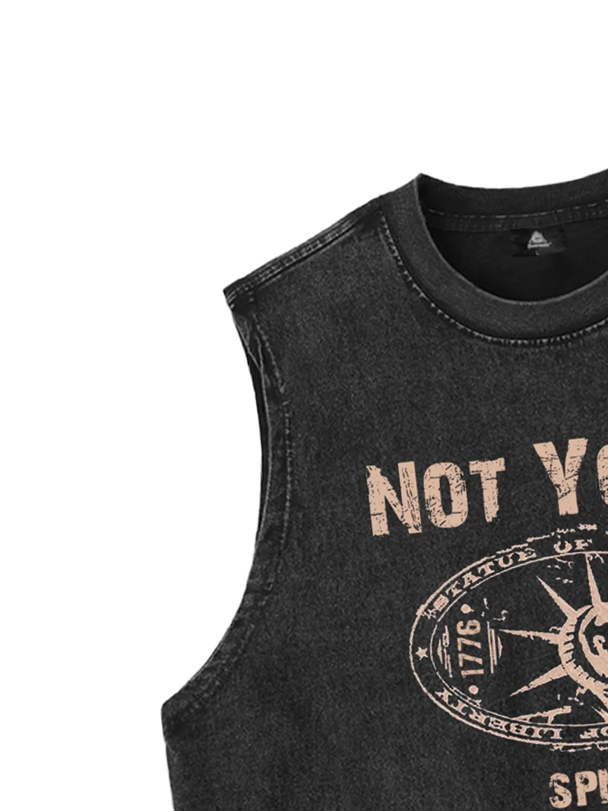 Original Printed Distressed Graphic Tank Top sold by Thesupermade product image thumbnail 5
