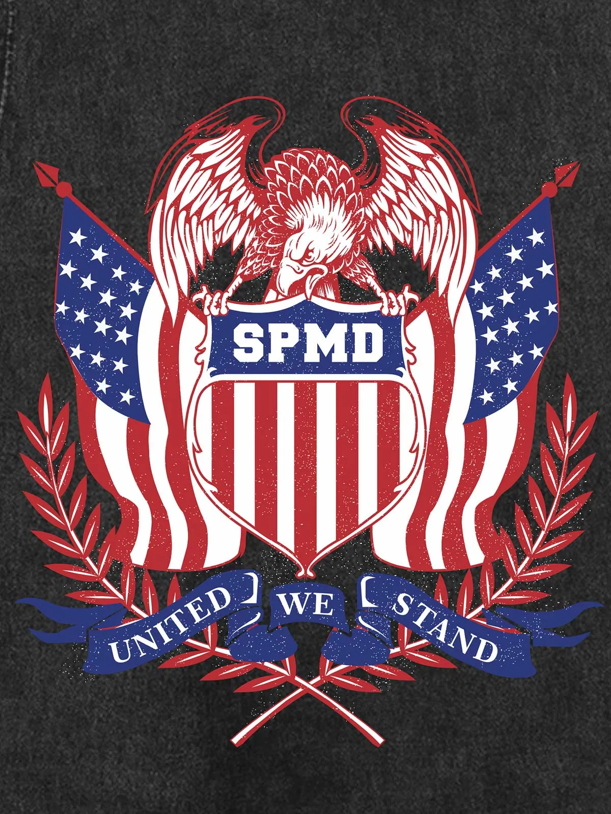 Original Printed Eagle Graphic Stylish Sleeveless Denim Vest sold by Thesupermade product image thumbnail 5