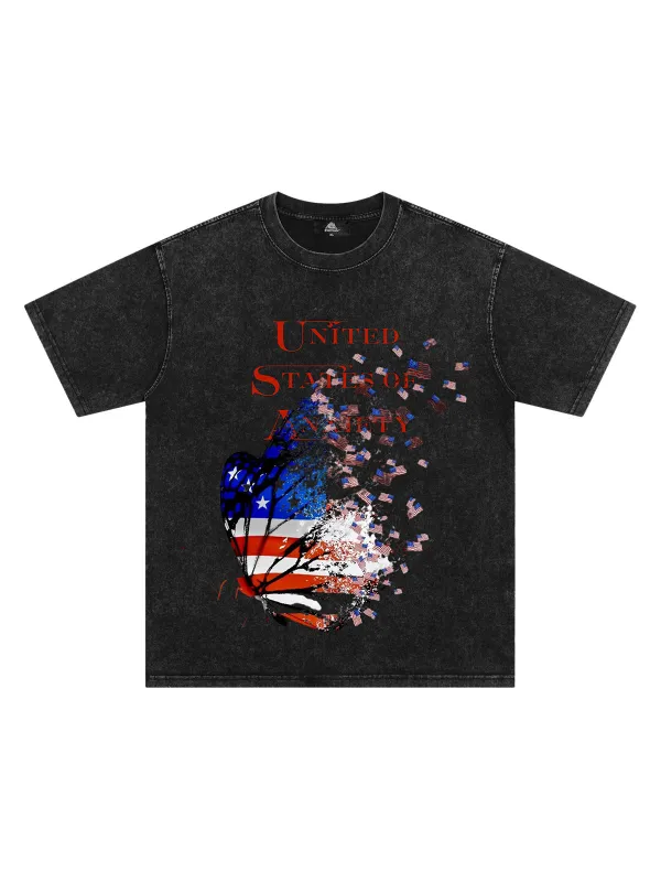 Orginal Street Broken Phantom Butterfly Independence Day T-shirt sold by Thesupermade